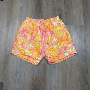 Kulani Kinis Swim Shorts Mens Small Summer Of Love Floral Hippie Paisley